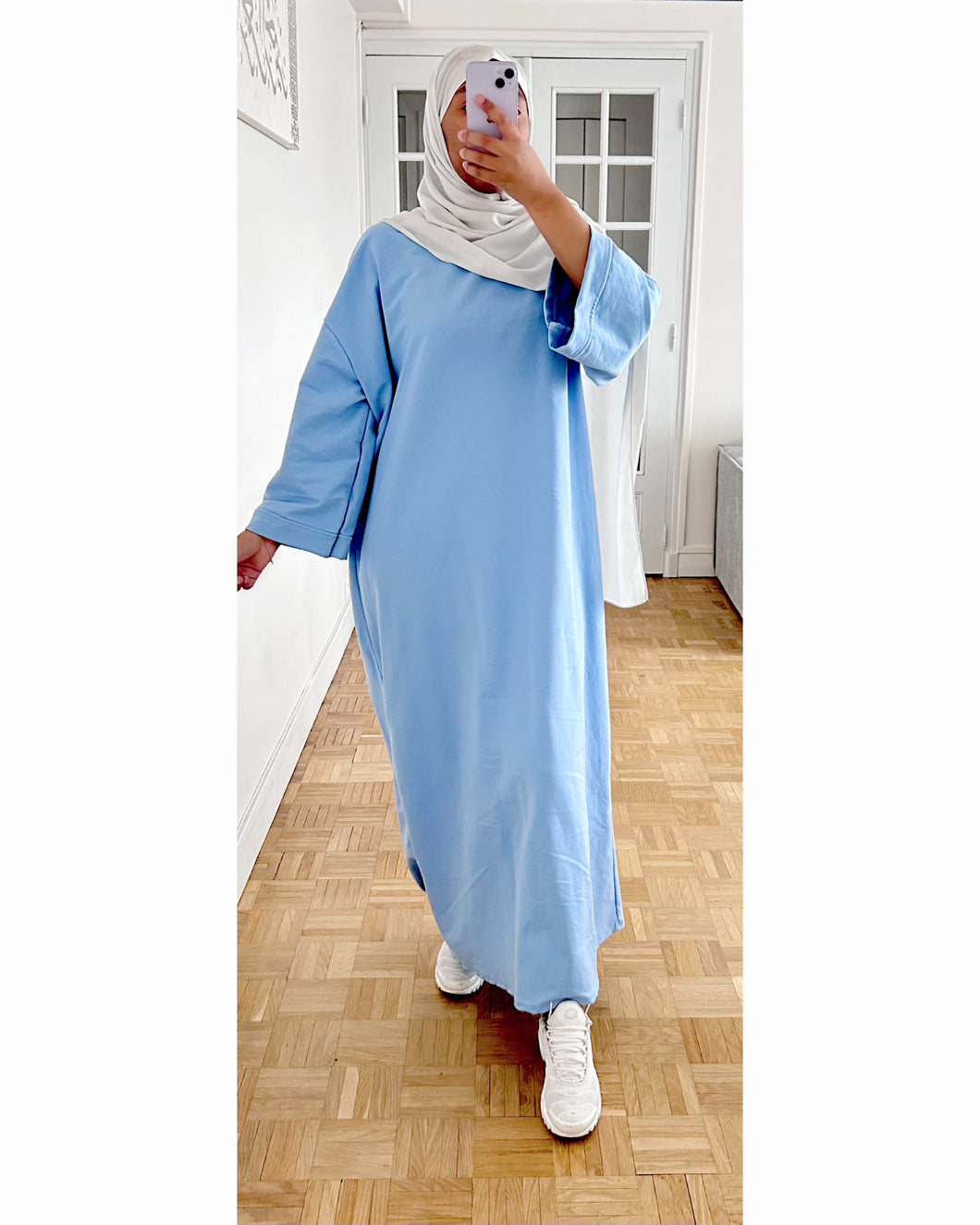 Robe zaina bleu ciel